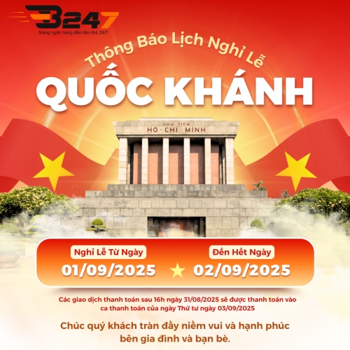 Thông báo lịch nghỉ lễ Quốc khánh 2/9