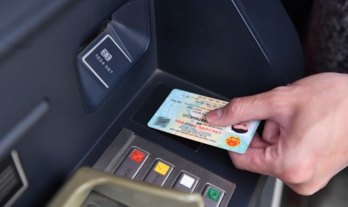 Hướng dẫn rút tiền tại cây ATM bằng căn cước công dân