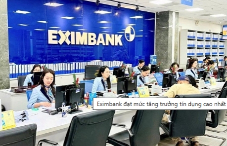 Eximbank đạt mức tăng trưởng tín dụng cao nhất nửa thập kỷ
