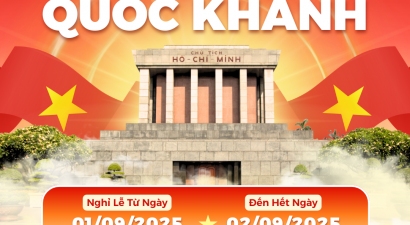 Thông báo lịch nghỉ lễ Quốc khánh 2/9